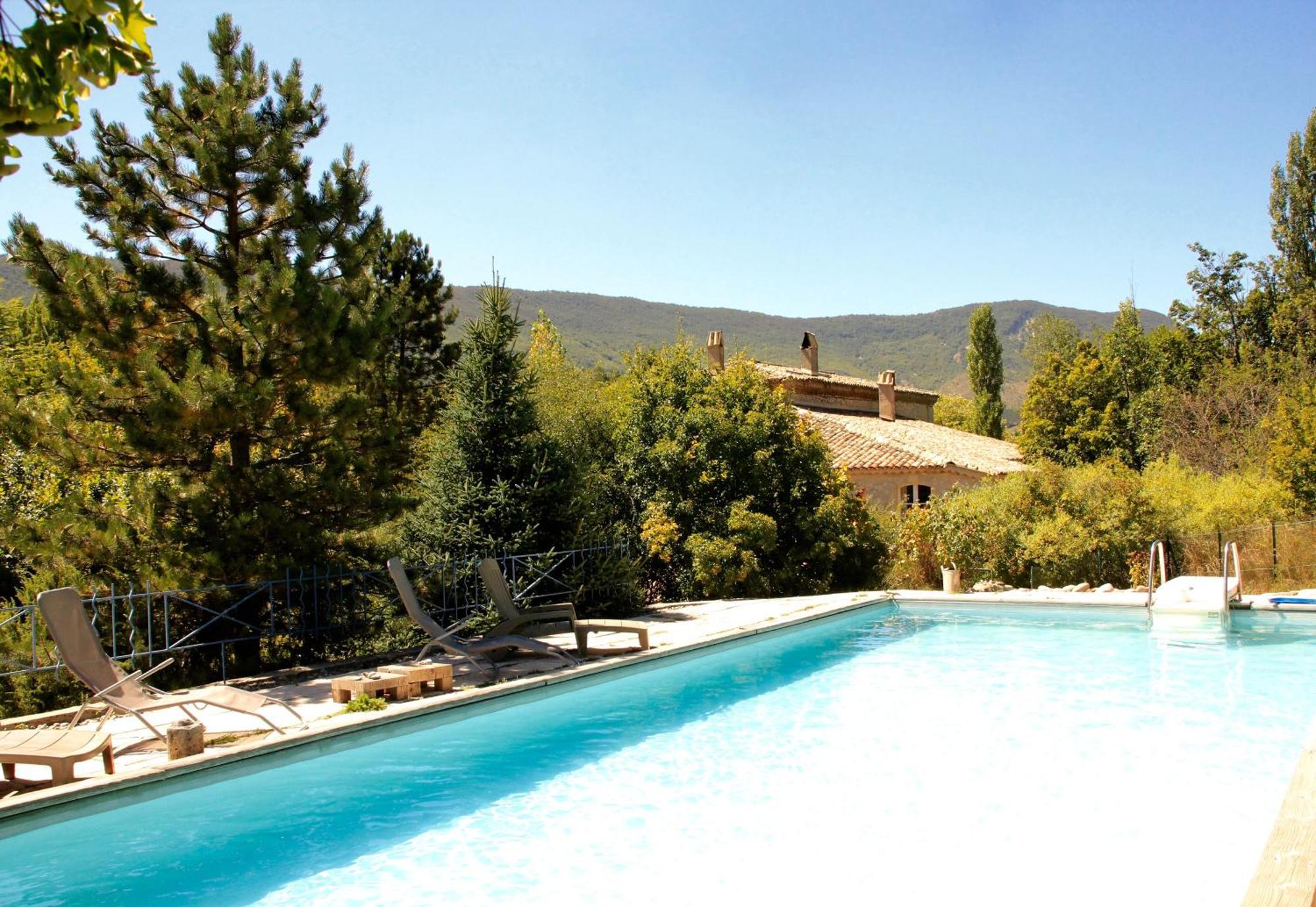 Le Moulin De La Viorne, Gite Avec Piscine Au Coeur De La Nature En Haute-Provence Les Omergues Kültér fotó
